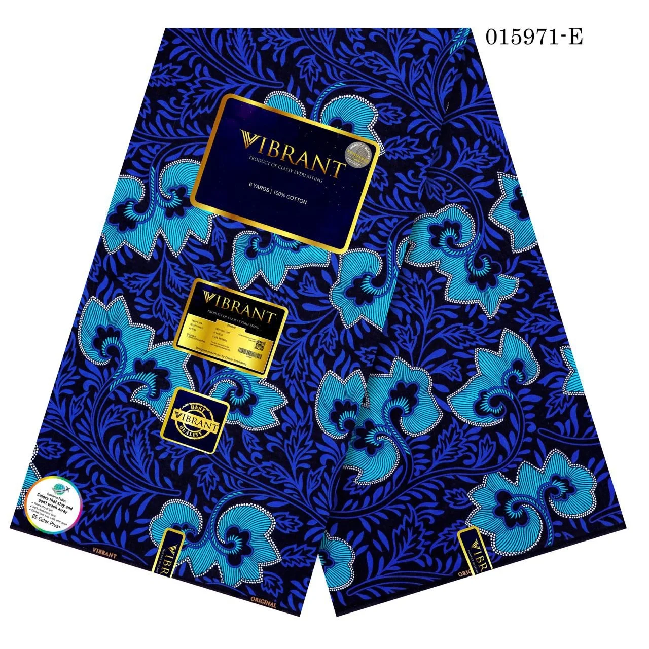 _100% Genuine African Fabric (100% Cotton, Stylish, Sophisticated, Long-lasting)