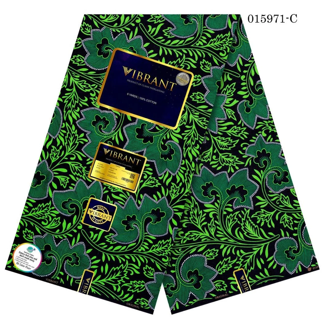_100% Genuine African Fabric (100% Cotton, Stylish, Sophisticated, Long-lasting)
