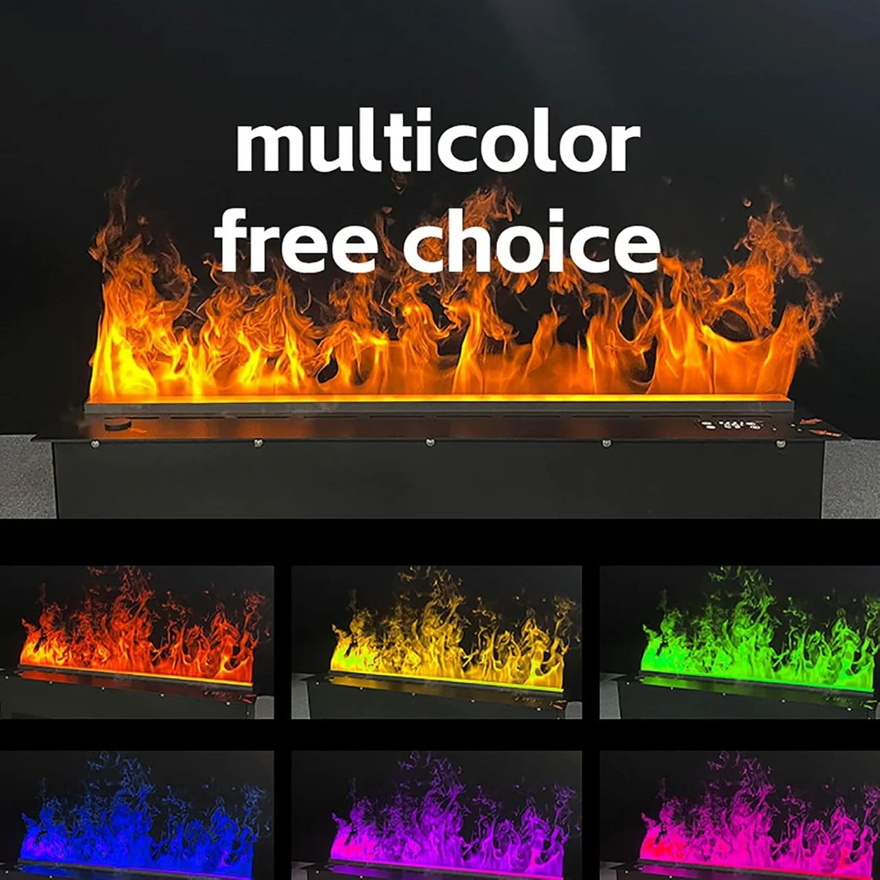 _1.5 Meter 3D Water Vapour Fireplace