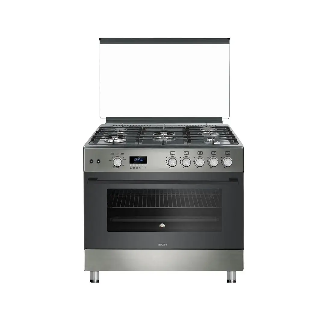 Maxi 5 Burner Standing Gas Cooker 60x90 CM Shine Line Grey | FK962DGD