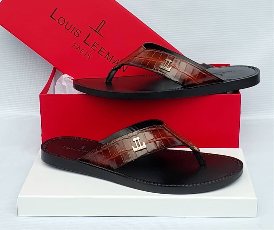 Charming Men's Slippers (Durable, High-Quality Leather, Stylish, Elegant)