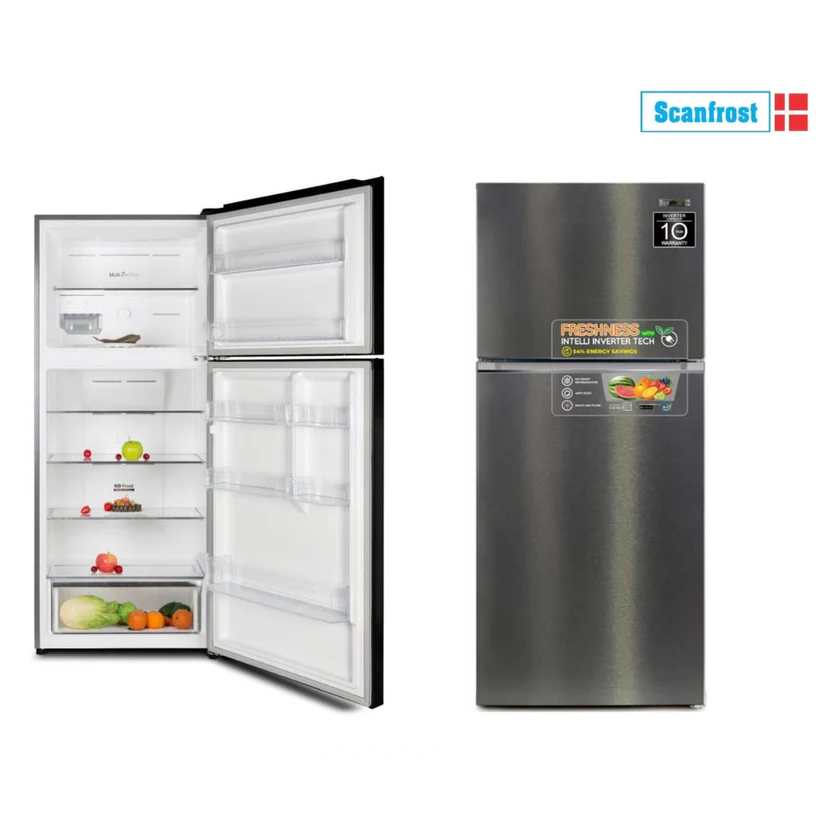 Scanfrost 435L Frost Free Inverter Refrigerator l  SFR435W-INV