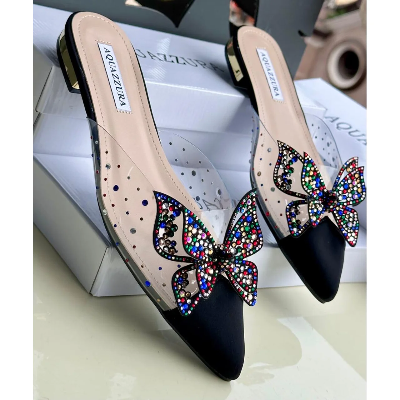 _Aquazura Women's Slippers (Chic, Stylish, Long-lasting, Sophisticated)