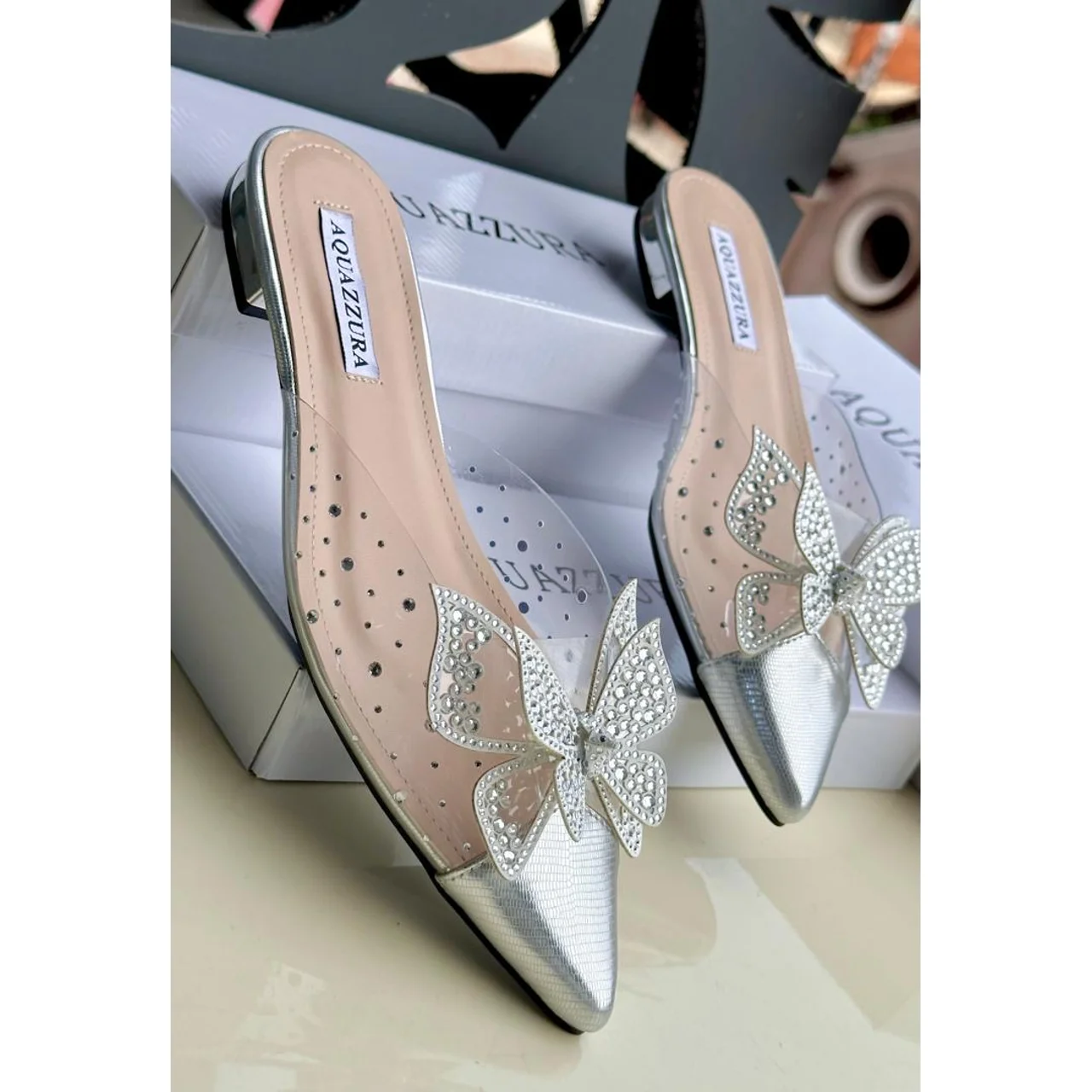 _Aquazura Women's Slippers (Chic, Stylish, Long-lasting, Sophisticated)