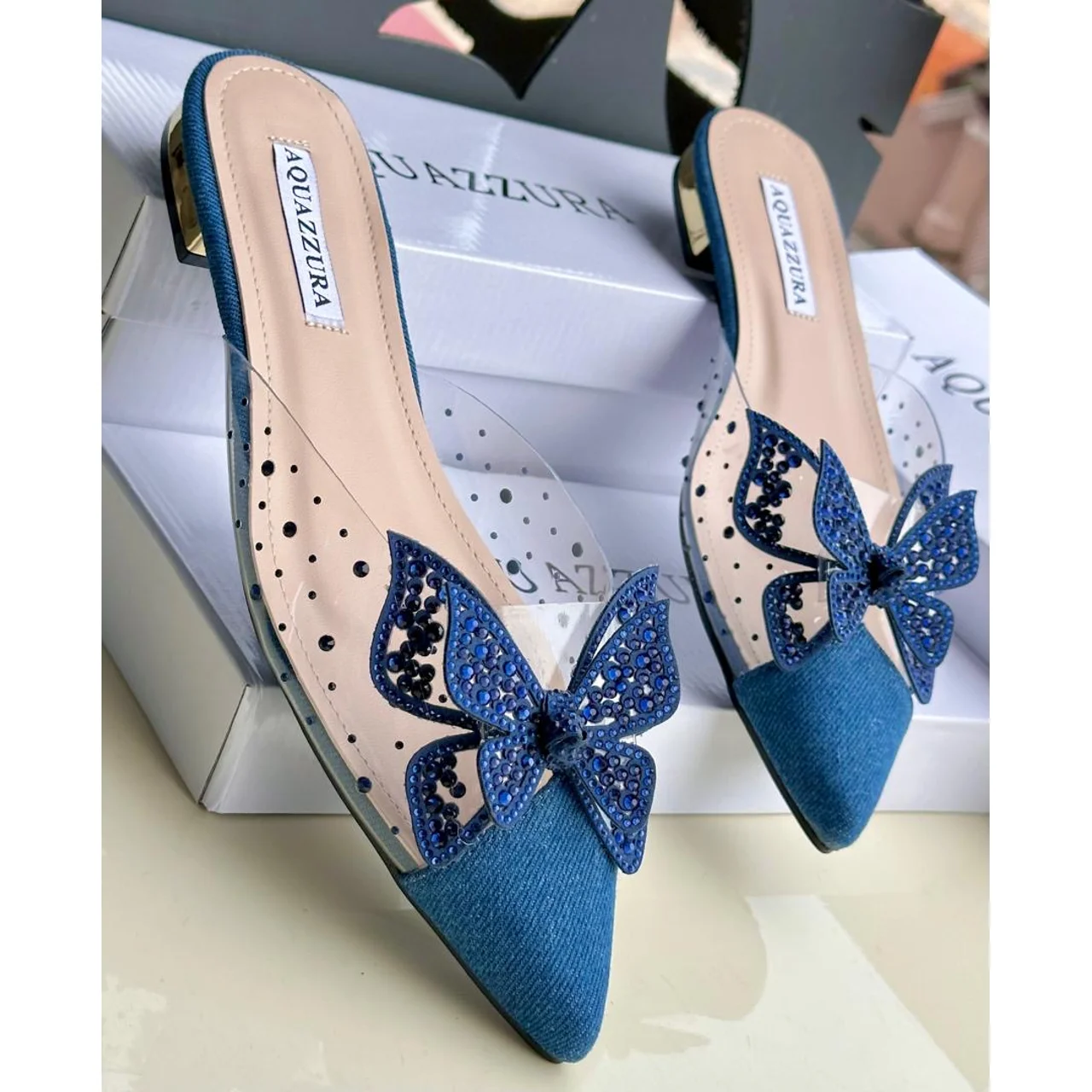 _Aquazura Women's Slippers (Chic, Stylish, Long-lasting, Sophisticated)