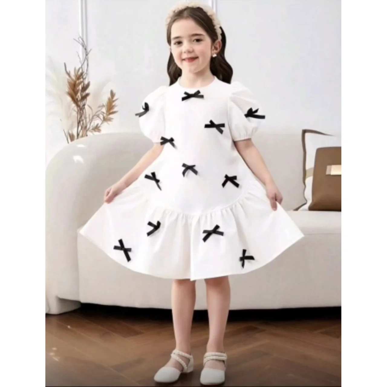 _Beautifully Designed Girls' Dress (Elegant, Stylish, and Fashion-Forward)