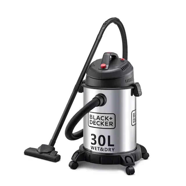 _BLACK+DECKER 30L Wet & Dry Drum Vacuum – WV1450-B5