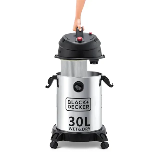 _BLACK+DECKER 30L Wet & Dry Drum Vacuum – WV1450-B5_BLACK+DECKER 30L Wet & Dry Drum Vacuum – WV1450-B5