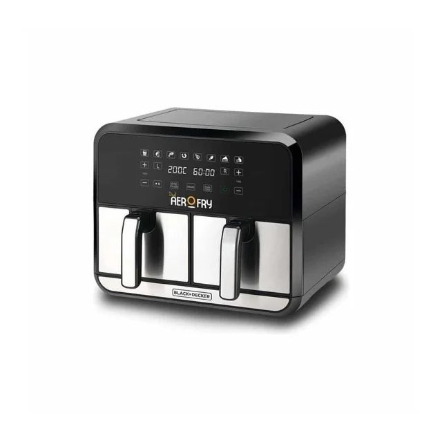 _BLACK+DECKER 8L Digital Dual Zone Aerofry Air Fryer – 1700W (DZAF1700-B5)_BLACK+DECKER 8L Digital Dual Zone Aerofry Air Fryer – 1700W (DZAF1700-B5)