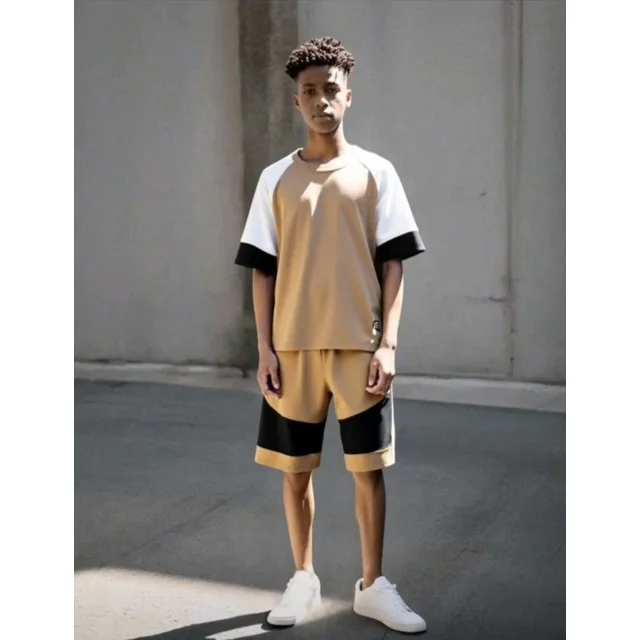 _BOY'S 2-PIECE SHORT SET AND TOP (Chic, Elegant, Trendy, Long-Lasting)