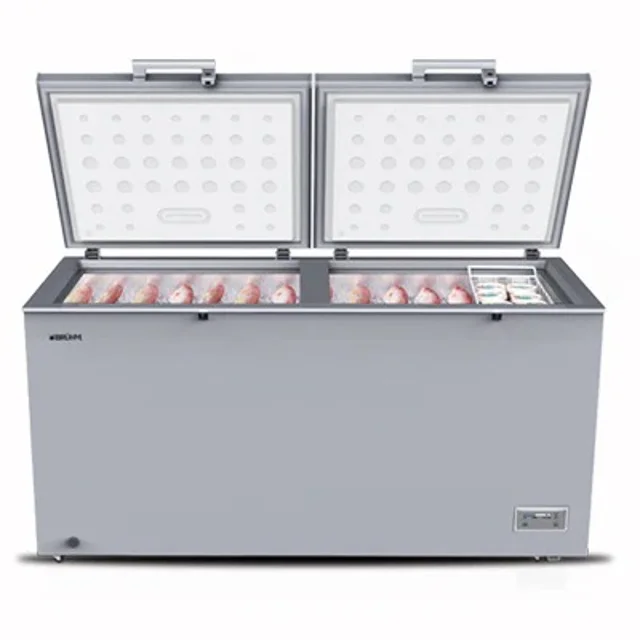 None_BRUHM 700 Liters Double Door Fast Freezing Chest Freezer | BCS-700M