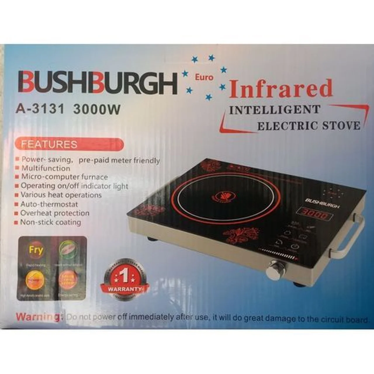 _Bushburgh 3000W Intelligent Infrared Electric Cooker  |B-3131