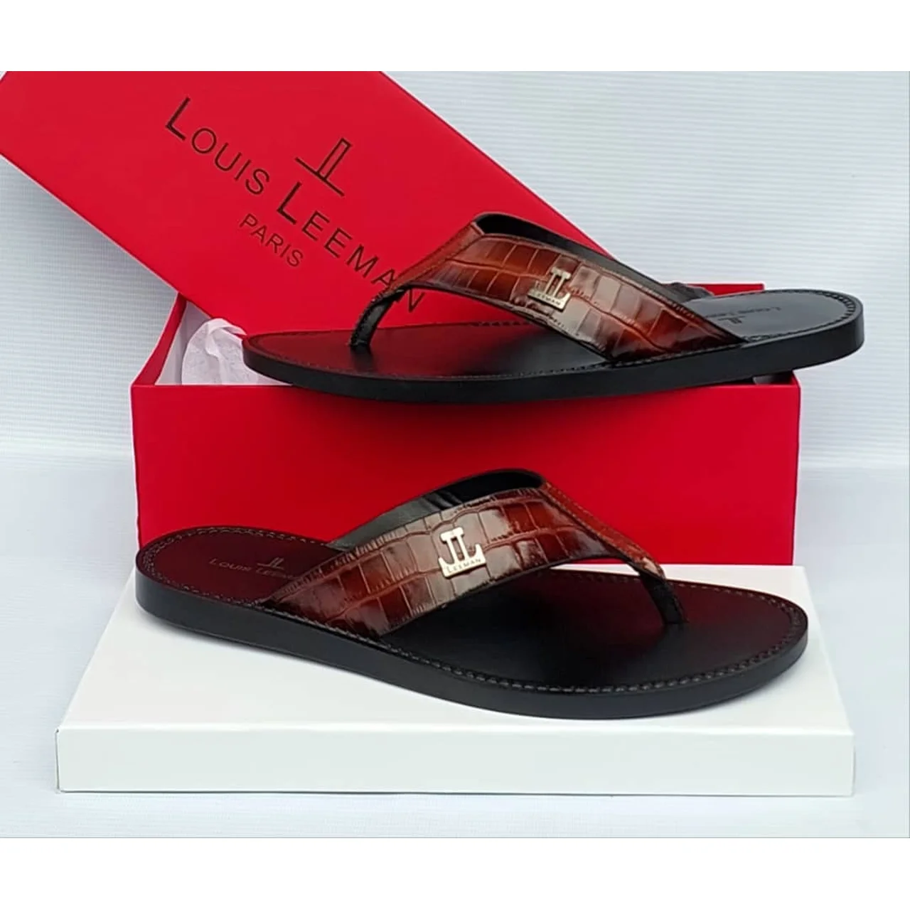 _Charming Men's Slippers (Durable, High-Quality Leather, Stylish, Elegant)