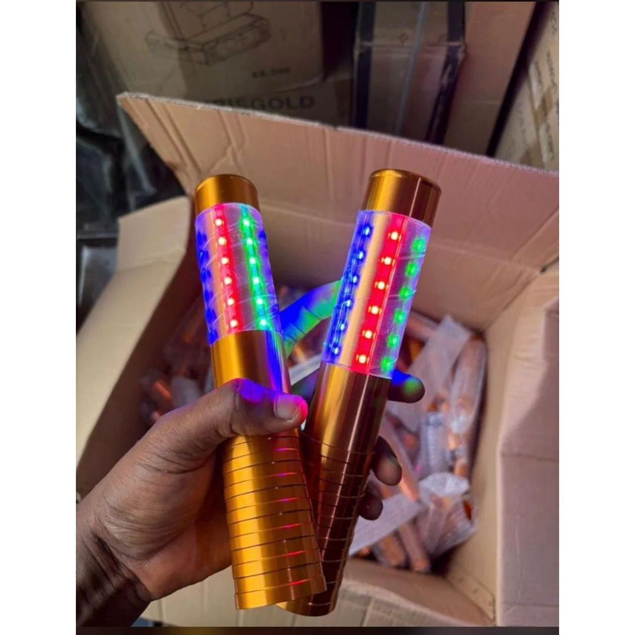 _Compact and Durable Champagne Lighting for Parties and Clubs