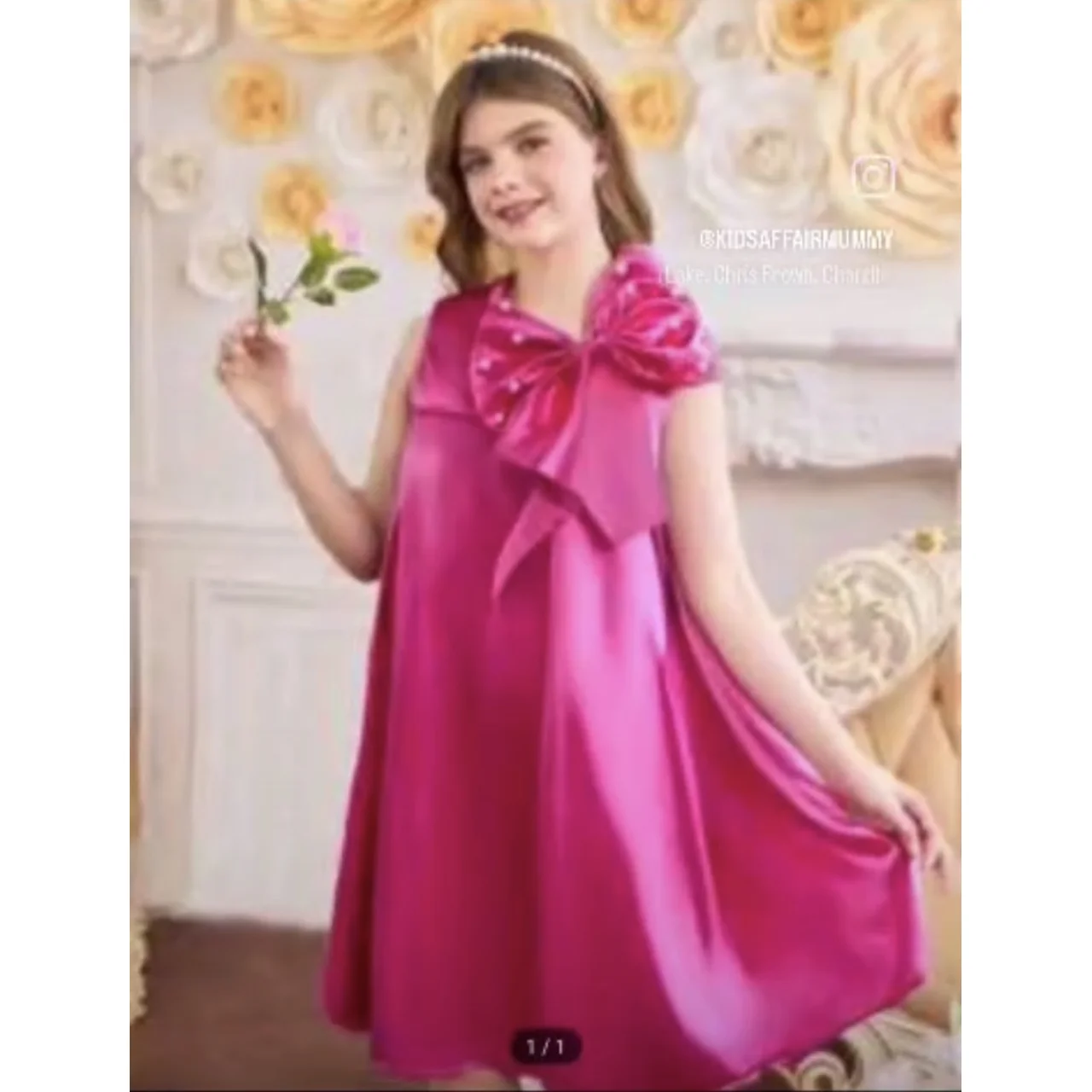 _Elegant and Stylish Dress for Girls (Ages 11-12)