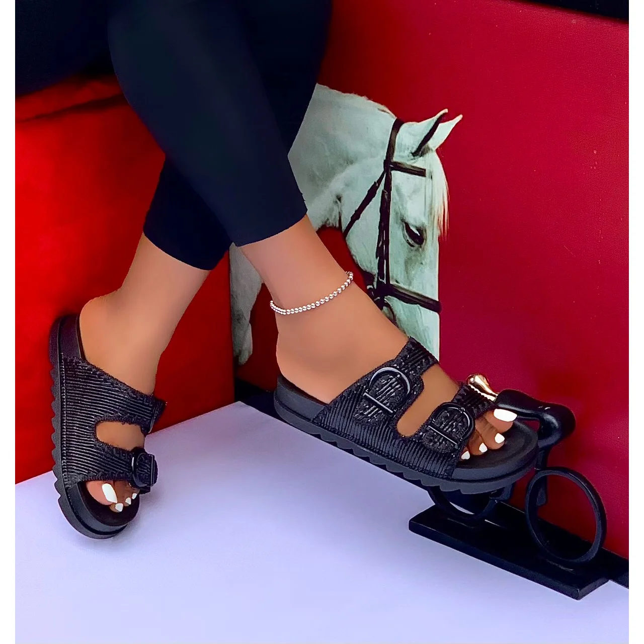 _Elegant and Stylish Women's Slippers (Durable and Classy)