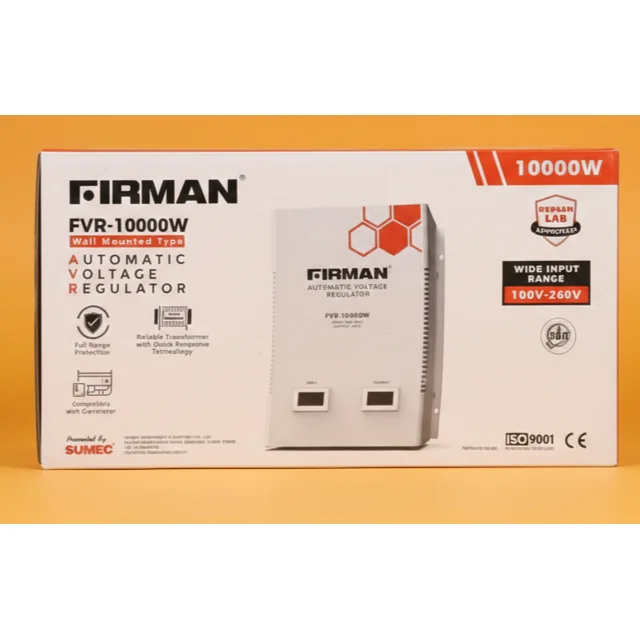_Firman Wall Mounted 10000W Automatic Voltage Digital Stabilizer | FVR1000W_Firman Wall Mounted 10000W Automatic Voltage Digital Stabilizer | FVR1000W