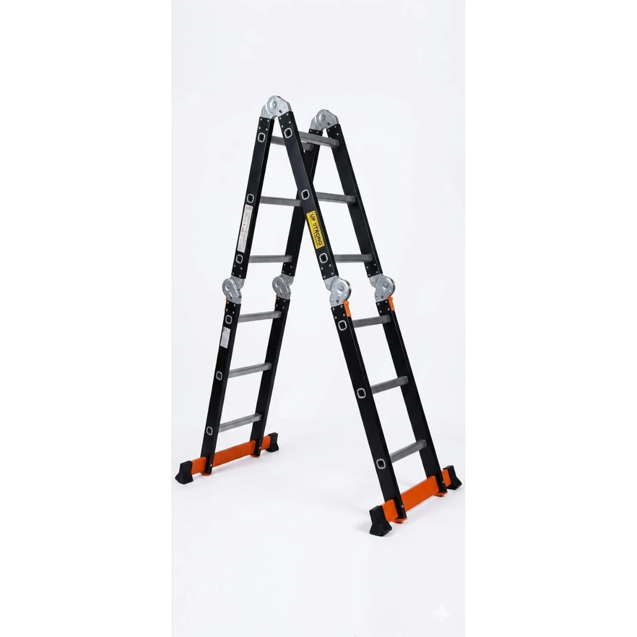 Multi Positional Ladder Heavy-Duty 7 Step Multi-Position Folding Aluminum Ladder - Zit Nigeria ...