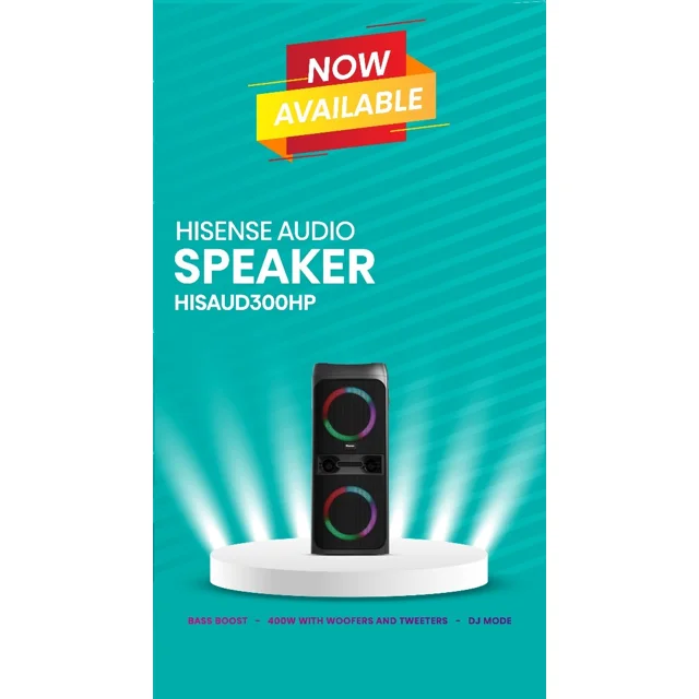 _Hisense 400W All in One Bluetooth Speaker | HISAUD300HP