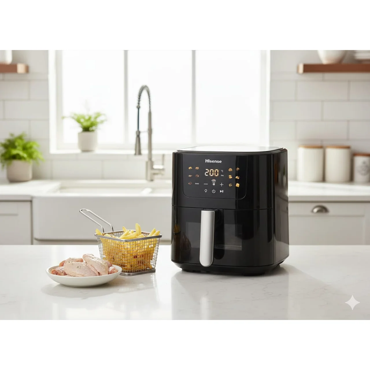 _Hisense 5L Digital Air Fryer with Visible Window