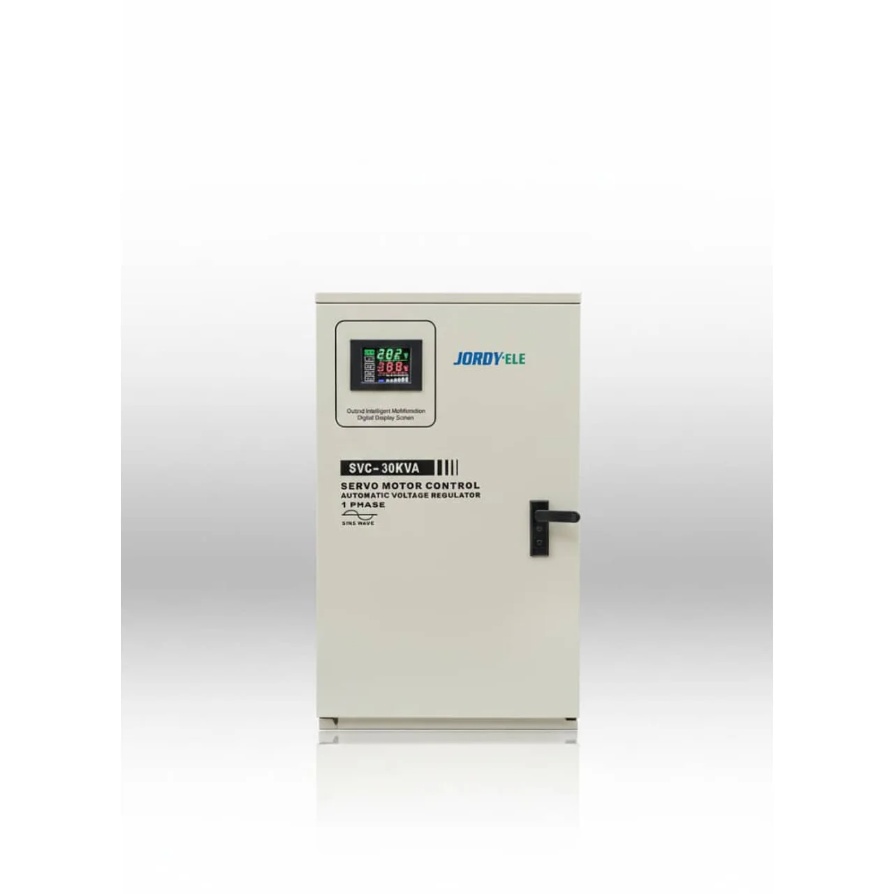 _JORDY-ELE 30KVA Servo Motor Control Automatic Voltage Regulator – Digital Display, Single Phase