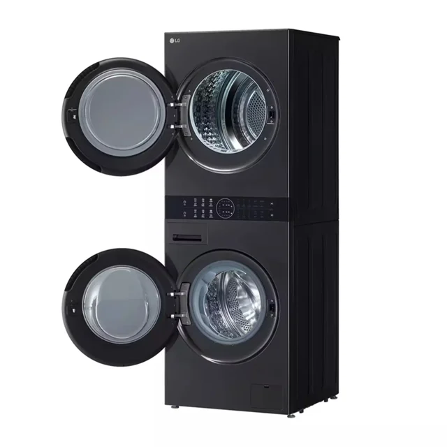 _LG 13kg Washer & 10Kg  Dryer Front Loader Tower Wash & Dry Machine| WM 1310 RH-WT
