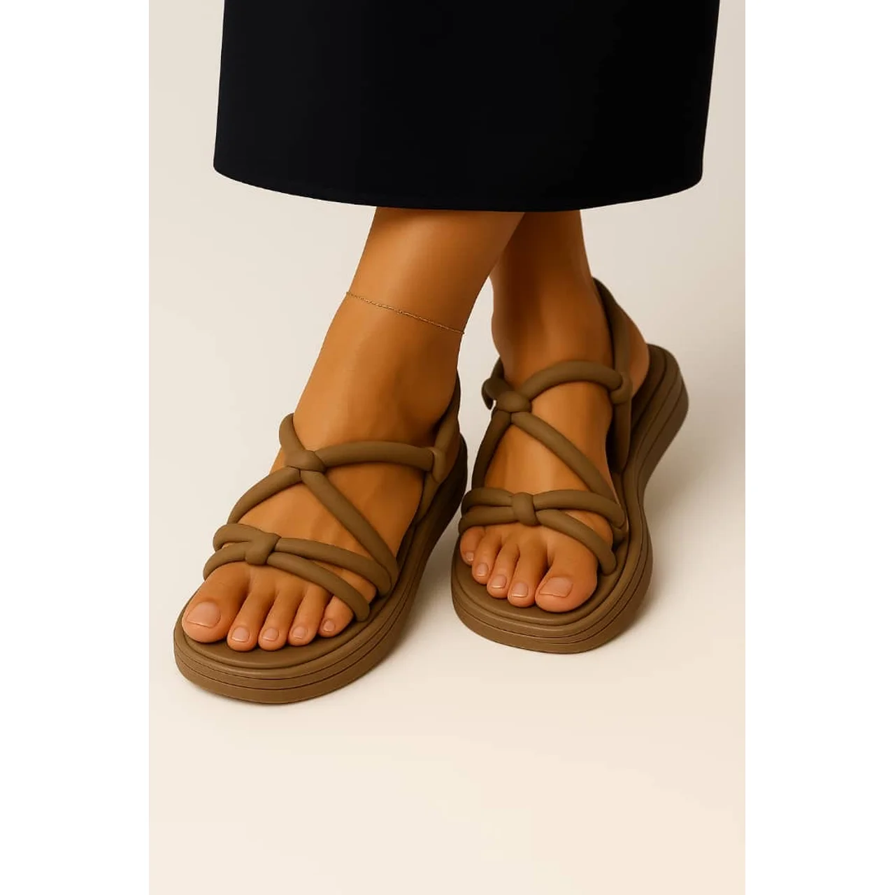 _Long-lasting Women's Sandal (Sturdy, Trendy, Chic, Sophisticated)