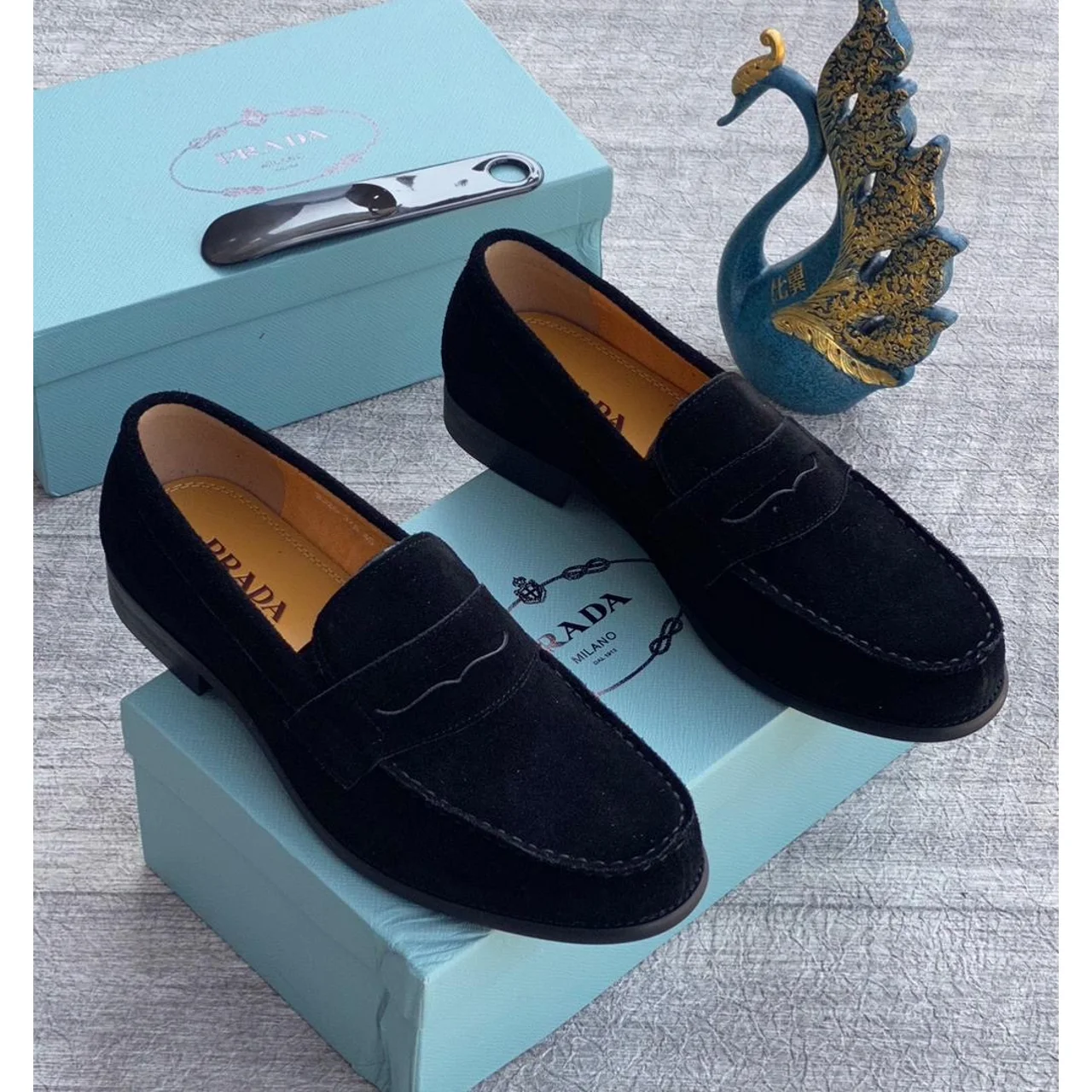 _Luxury Men's Suede Footwear (Sophisticated, High-Quality, Chic, Trendy, Fashion-Forward)