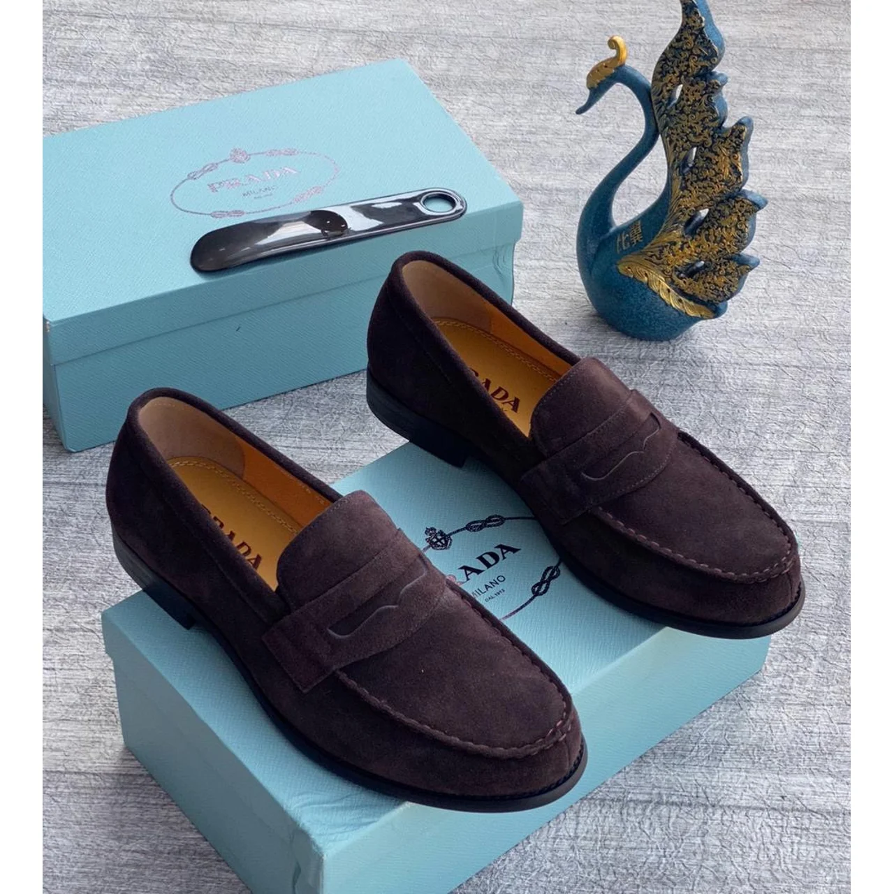 _Luxury Men's Suede Footwear (Sophisticated, High-Quality, Chic, Trendy, Fashion-Forward)