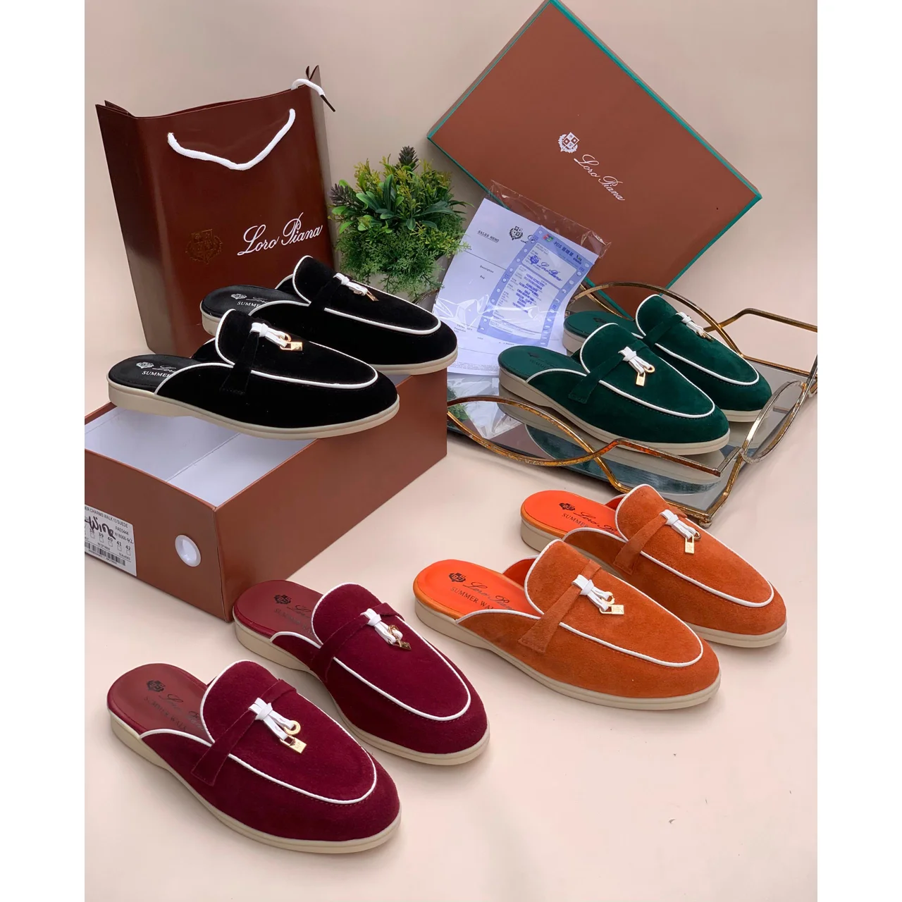 _Luxury Suede Half Shoes for Women (High-Quality, Elegant, Fashion-Forward, Stylish, Long-lasting)