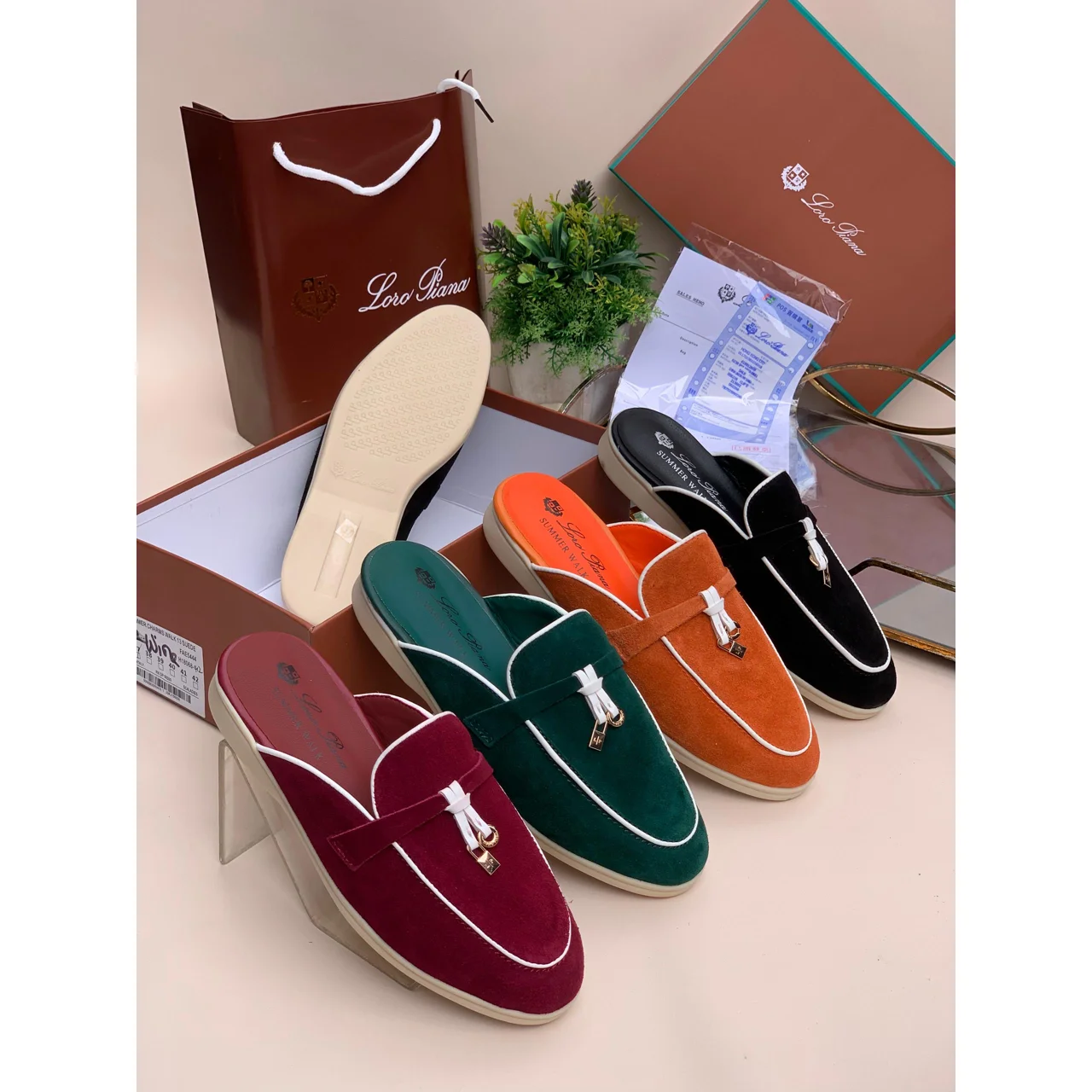 _Luxury Suede Half Shoes for Women (High-Quality, Elegant, Fashion-Forward, Stylish, Long-lasting)