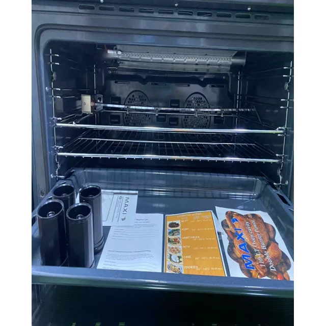 _Maxi 5 Burner 60x90cm Black Standing Gas Cooker | 6090FK963DBB
