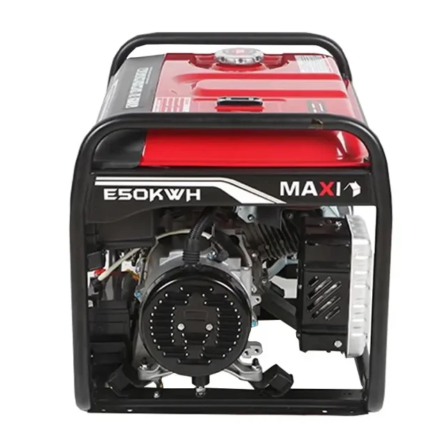 None_MAXI 6.2kva 100% Copper Key Starter Generator with Wheels | MAXIGEN EK50