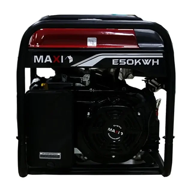 _MAXI 6.2kva 100% Copper Key Starter Generator with Wheels | MAXIGEN EK50
