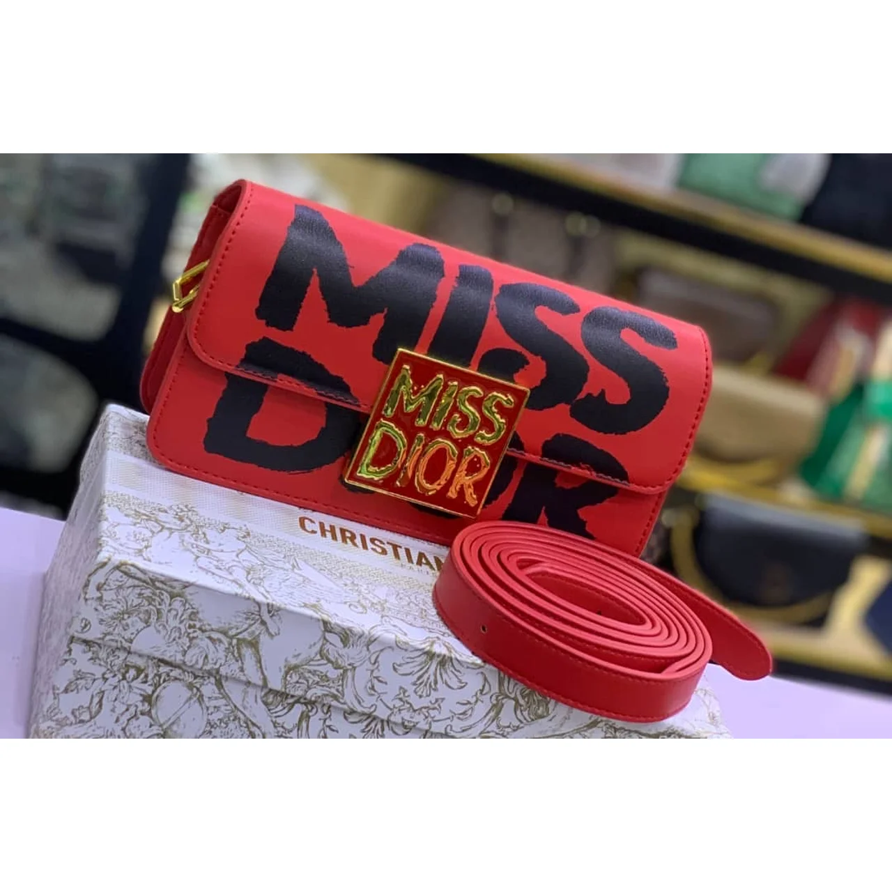_Miss Dior Midi Handbag (Chic, Sophisticated, Trendy, Fashionable, Long-lasting)