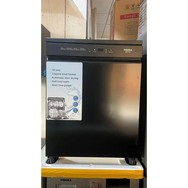None_PHIIMA Household 14 Sets Dish Washer | WQP14-J7631A-B