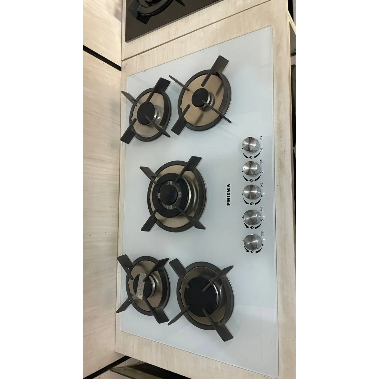 _PHIMMA White 5-Burner Gas Cooktop l PH9115G1-WH