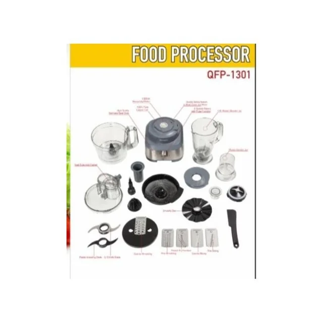 _Qasa 1300W Food Processor| QFP-1301_Qasa 1300W Food Processor| QFP-1301