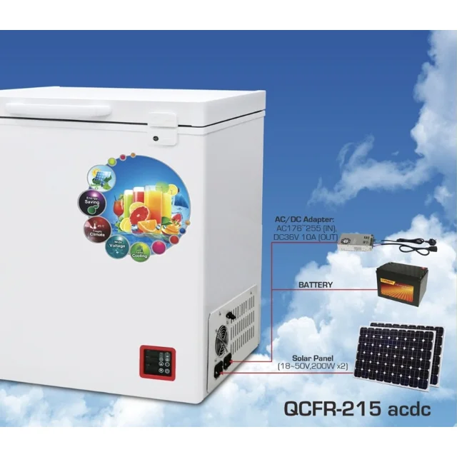 _Qasa 150L Solar Chest Freezer (AC/DC) | QCFR-215