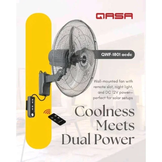 _Qasa 18-Inch Wall-Mounted AC/DC Fan |