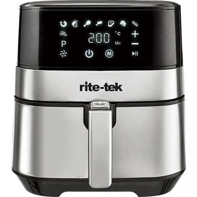 _Rite-Tek LF-350 Digital Air Fryer – 3.5L Capacity, Stainless Steel Design