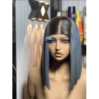 None_10 Inch Straight SDD Wig from Vietnam (Durable, Elegant, Trendy, Chic, Color Options Available)