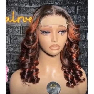 None_14-Inch SDD 5x5 Bounce Wig (Trendy, Chic, Sturdy, Long-Lasting)