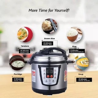 Silver Crest 1000W 6 Liters 10 In 1 Electric Pressure Cooker | SC-896