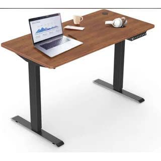 Adjustable Height Electric Studio Gaming Standing Desk 1.6 Meter | Wood Finish