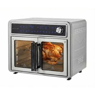 _Buchymix 28L All Stainless Steel Dual Compartment XL French Door Air Fryer Oven l BA-600