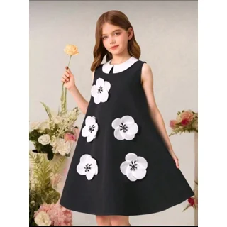 _Charming Girls' Dress (Sturdy, Trendy, Chic, Elegant)