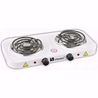 Saisho  Coil Electric Hotplate White Double Hp 10