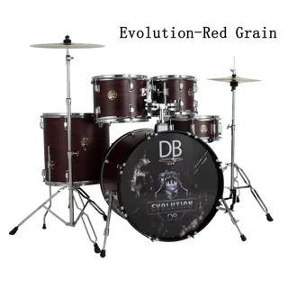 DB Drummer Boss Professional Drum Sets and Kits |Evolution-Red Grain
