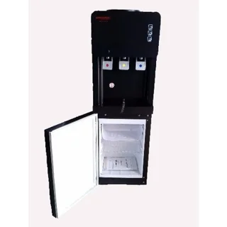 Eurosonic  Water Dispenser With Three Nozzles & Fridge Es 266 Black